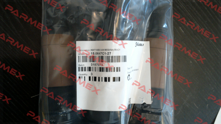 15.0647C1-27  KBT-10BV-AX/M32/50-70-C1 Staubli