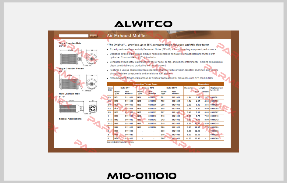 M10-0111010  Alwitco
